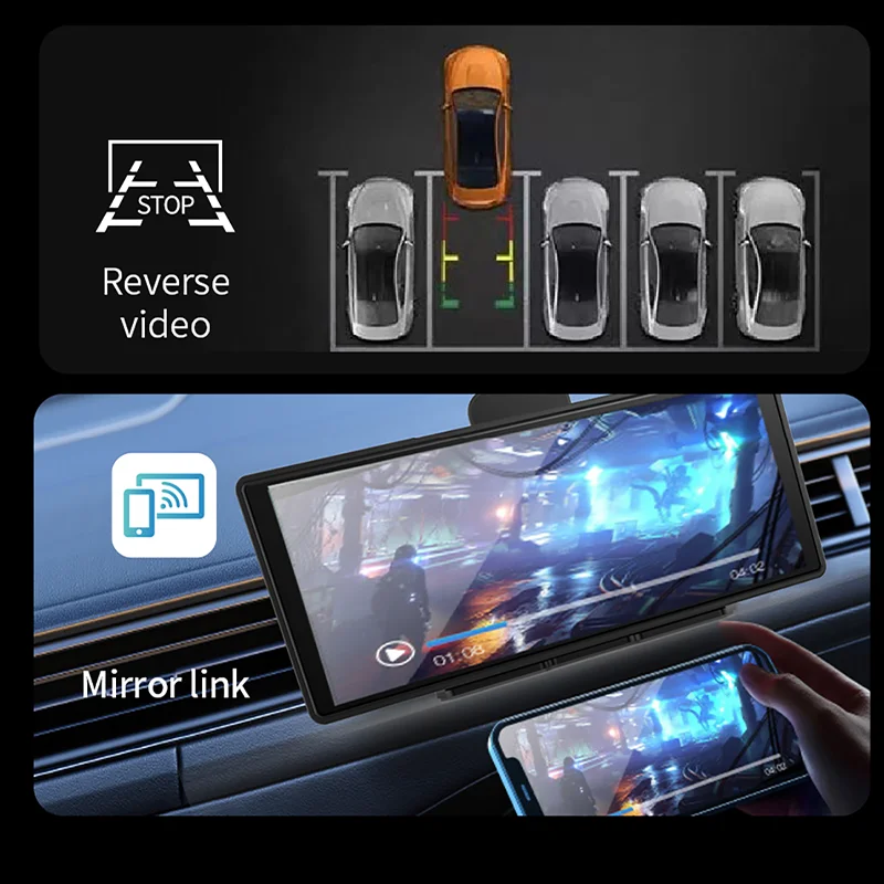 Car mounted smart 2.5D touch screen wireless Carplay Android auto global navigation systems