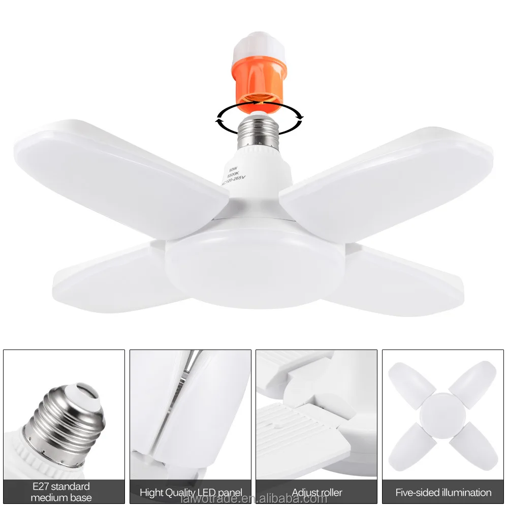 Led ceiling fan lamp four blade dark wood ceiling fan with light decorative lighting ceiling fan