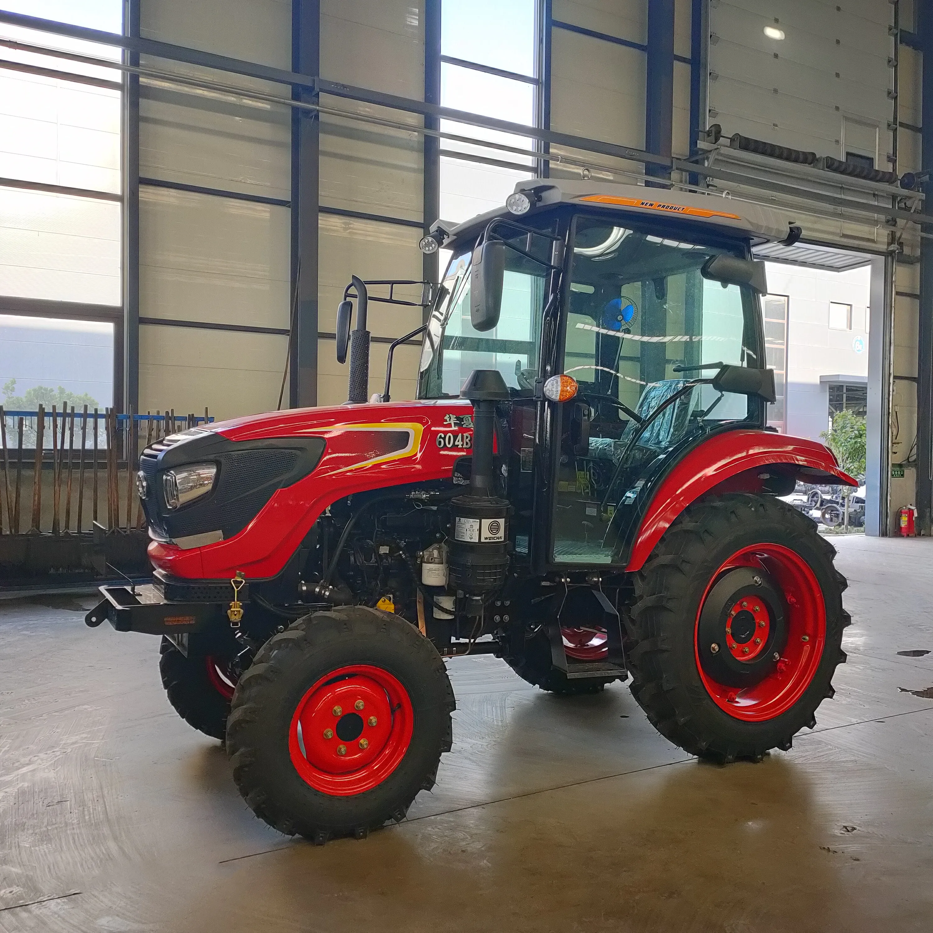 4x4 50hp Fan Cabin Farm Tractor Agricola diesel Engine Traktor Hydraulic System Trator