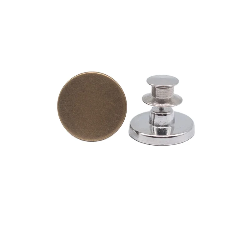 20mm adjustable pins exclusive fashion screw highwaist 4 rivets cutsom jeans buttons