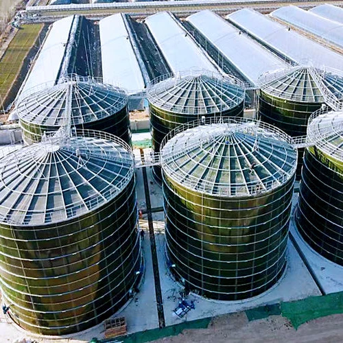 WanSheng Brand Biological anaerobic tank /carbon steel tank with enamel coated/antiseptic/service life more than 30 years