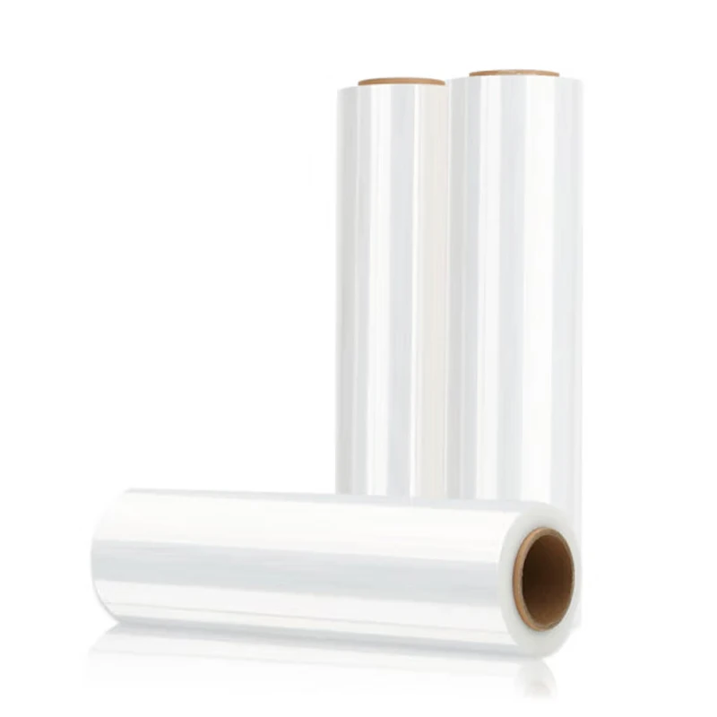 High Quality Wrapping Pe Transparent Packing Plastic 80 Gauge Hand Length Stretch Pallet Wrap Core Stretch Film hand rolls