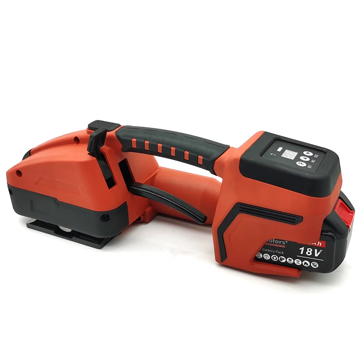 Electric Cordless Strapping Tool Fit For PP PET Adjustable Tight Force And Welding Time  High Power Operated Strap Machine