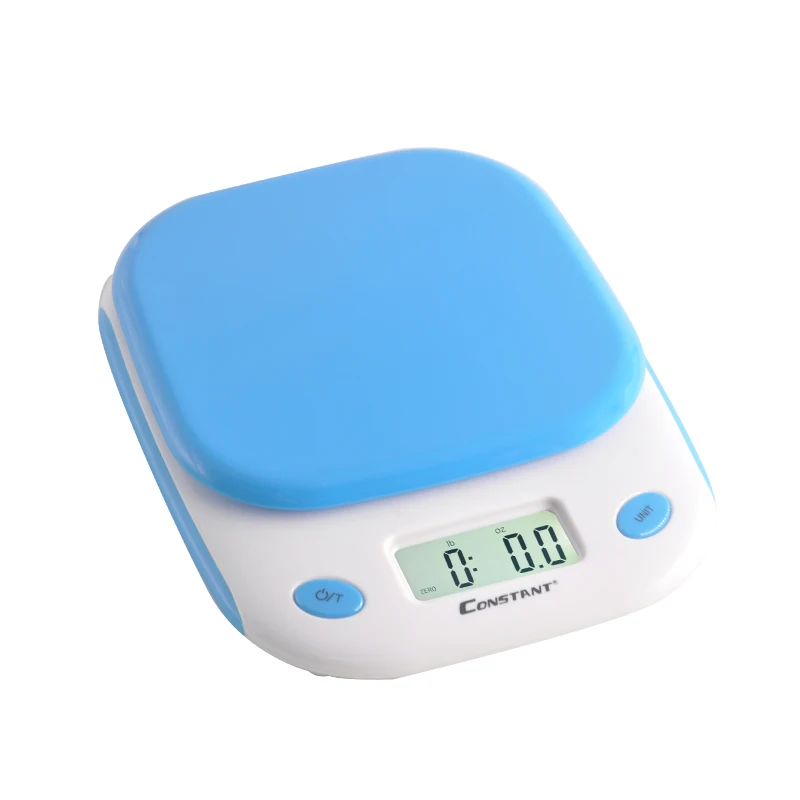 Constant-59B 5kg/1g High precision Mini Digital colorful design ABS plastic plate Electronic Kitchen Scale