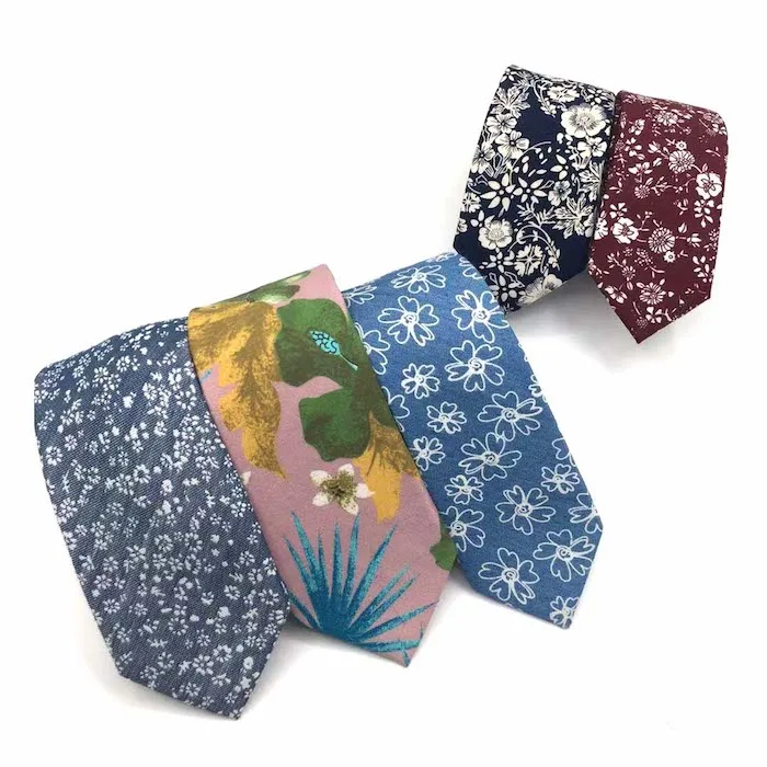 
Новейший дизайн галстука на заказ, повседневные хлопковые галстуки на шею для мужчин, галстук на шею с цветочным рисунком 
