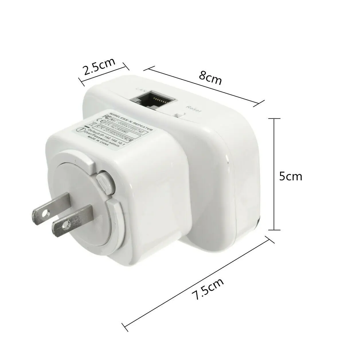 Wireless-N Wifi Repeater 802.11N/G/B Network Router Range 300Mbps Outdoors 300m Indoor 100m