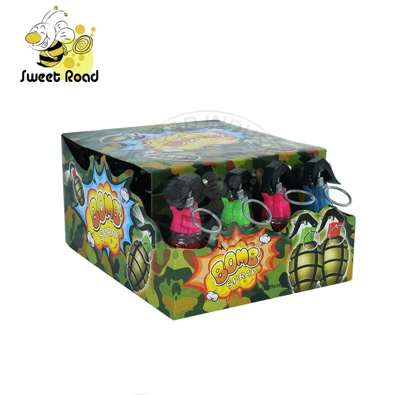 Fruit flavor grenade sweet spray liquid candy
