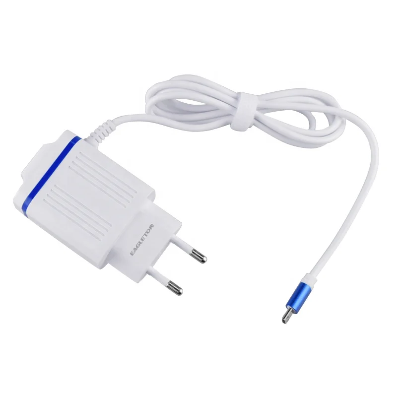 2.4A 3USB порты и разъёмы ЕС Plug стены дома Путешествия Ac зарядное устройство адаптер с Usb Micro кабель