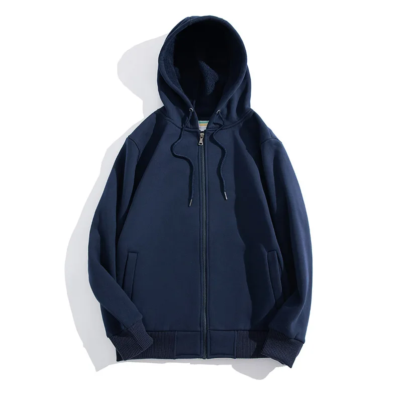 Оптовая продажа, теплые бейсбольные легкие зимние мужские толстовки большого размера