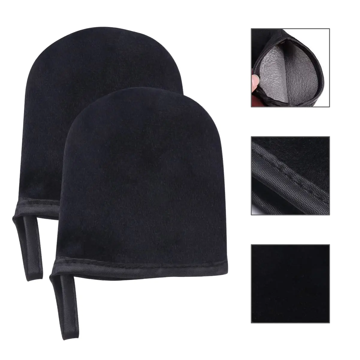 Double Sided Fake Tan Applicator For A Streak Free Flawless Tan. Machine Washable & Waterproof Glove Self Tan Mitt