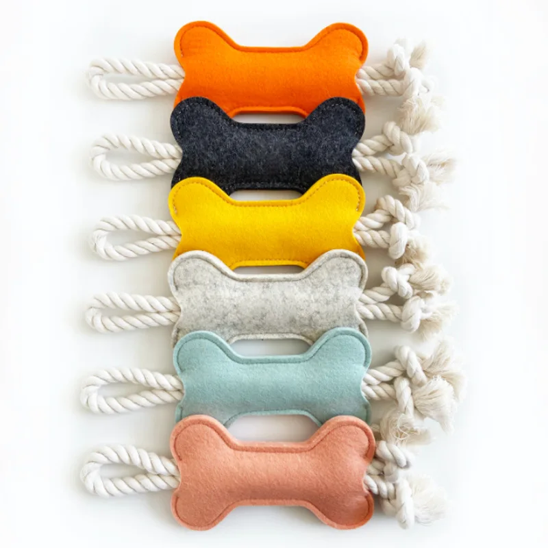 Dog Dental Toothbrush Cleaning Bite-resistant Bone Shaped Dog Pet Chew Toy Teeth Grinding and Bite Resistant Toy
