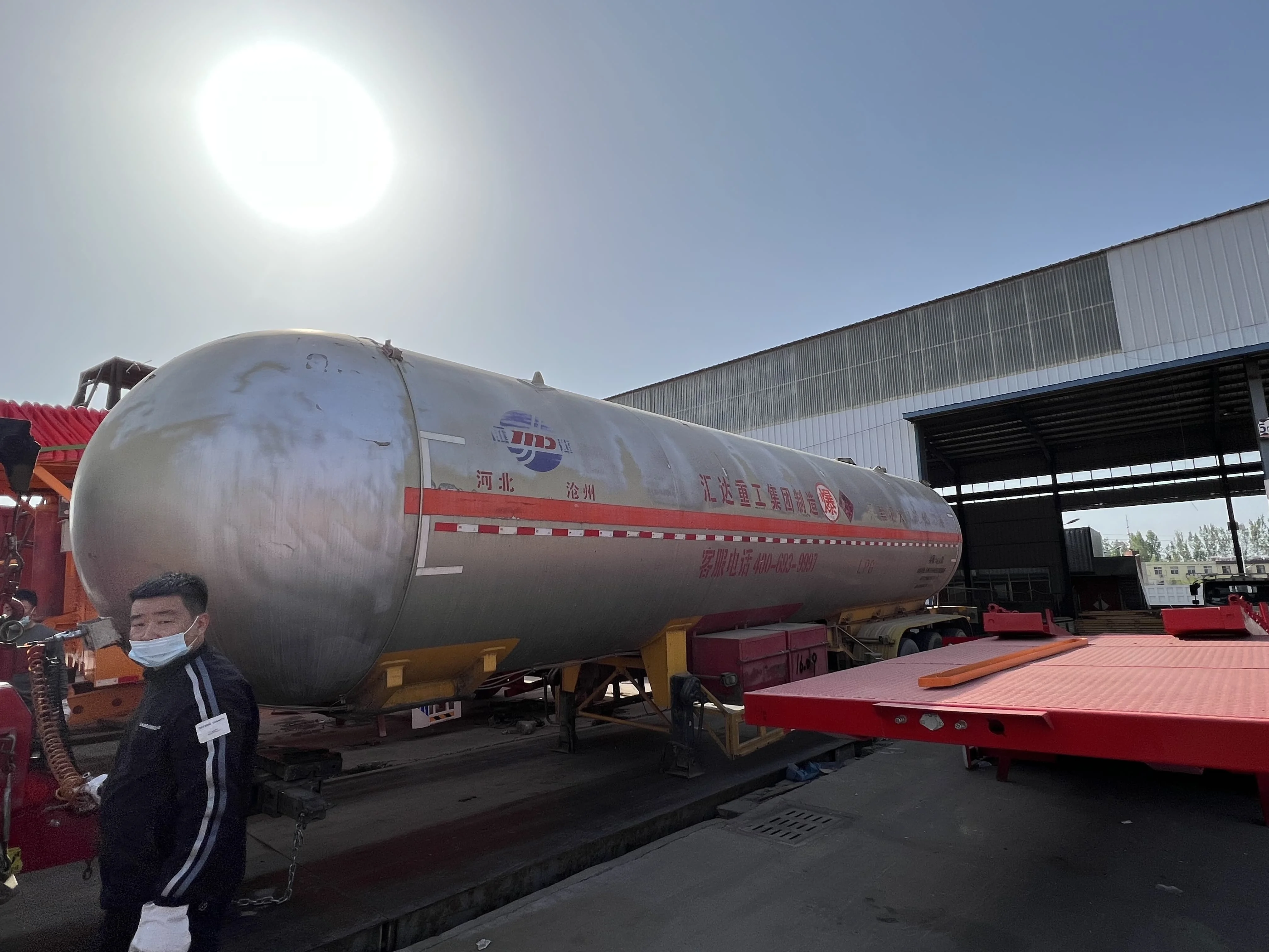 Используется 50000 60000 литров 50 60 Cbm LPG газовый транспортный бак