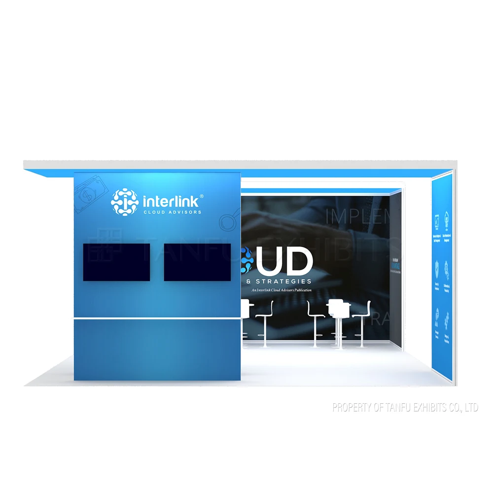 Custom Exhibition Stand 3 x 3 or 3 x 6