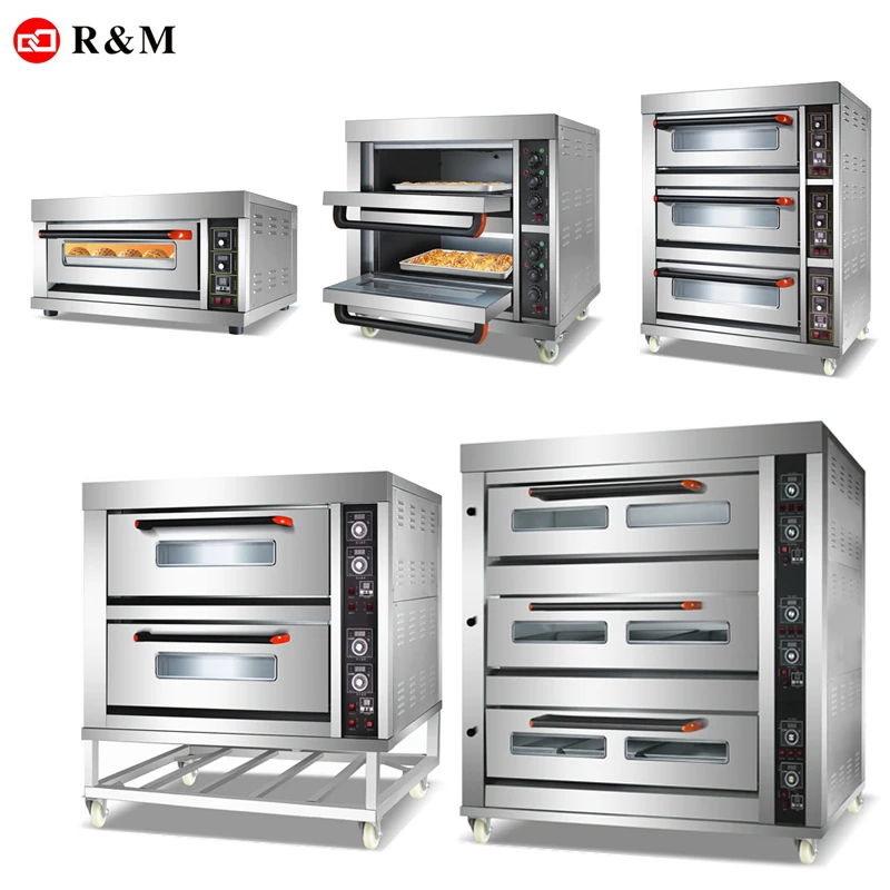 Single deck 1 tray portable gas pizza oven commercial with stone for bakery bread cake,thailand portable gas oven mini gas oven