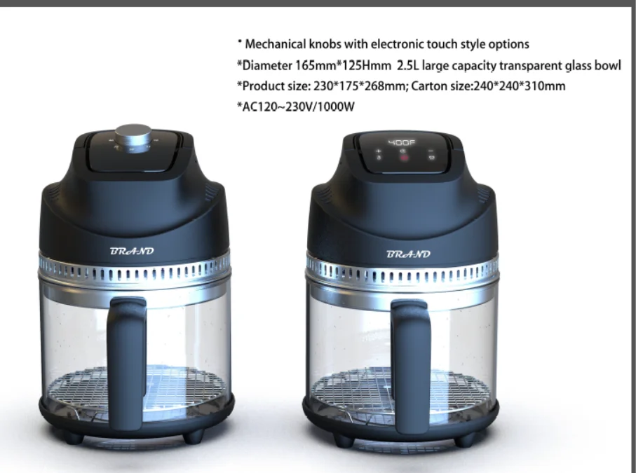 GTAF25 Best Selling Electric Fryer Oil Free Digital Air Fryer With Factory Direct Household Small Electric Fryer