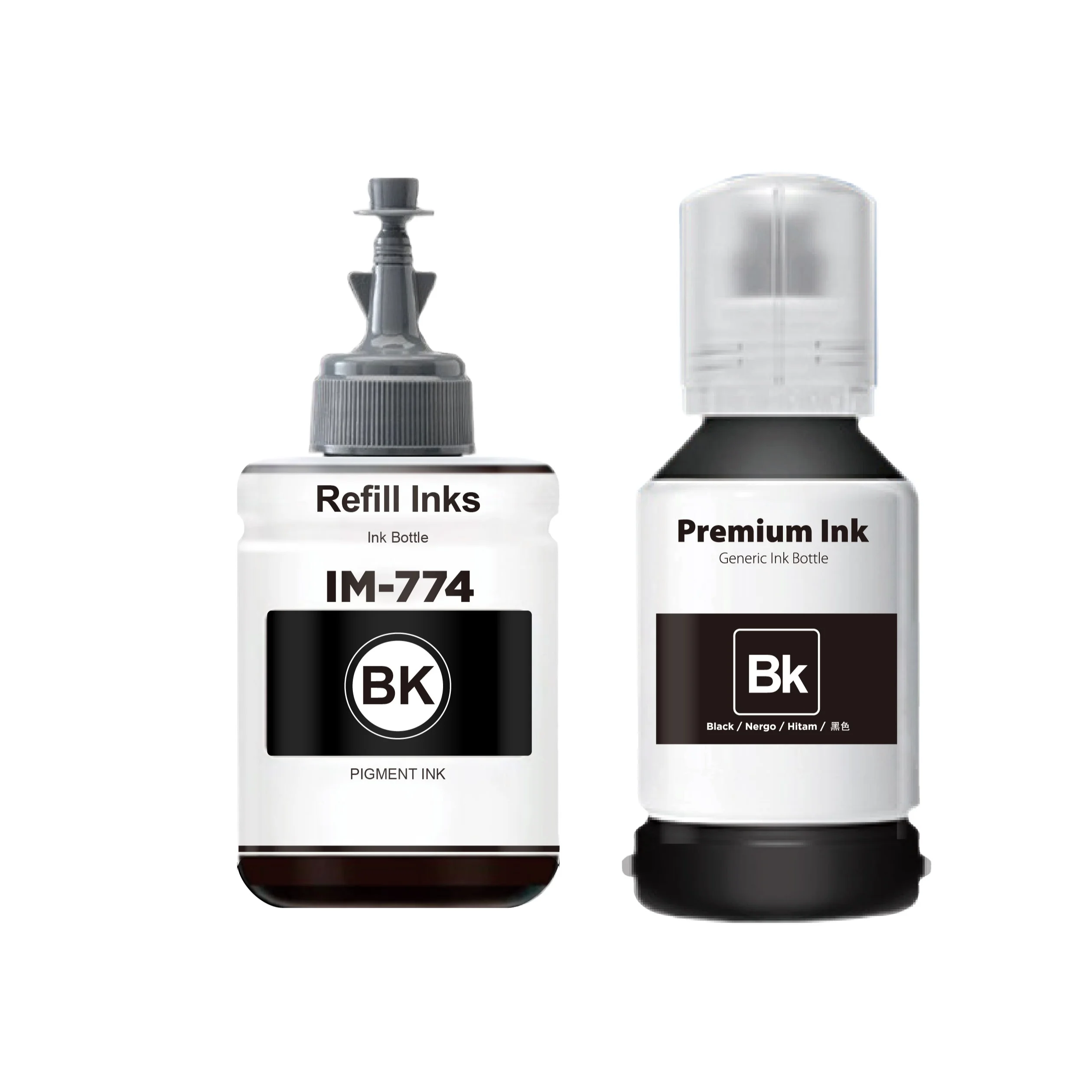 005 006 007 110 111 532 534 774 T01P T03Q Refill inkjet  tinta ink for epson printer BK 127/140ml for eco tank M pigment ink