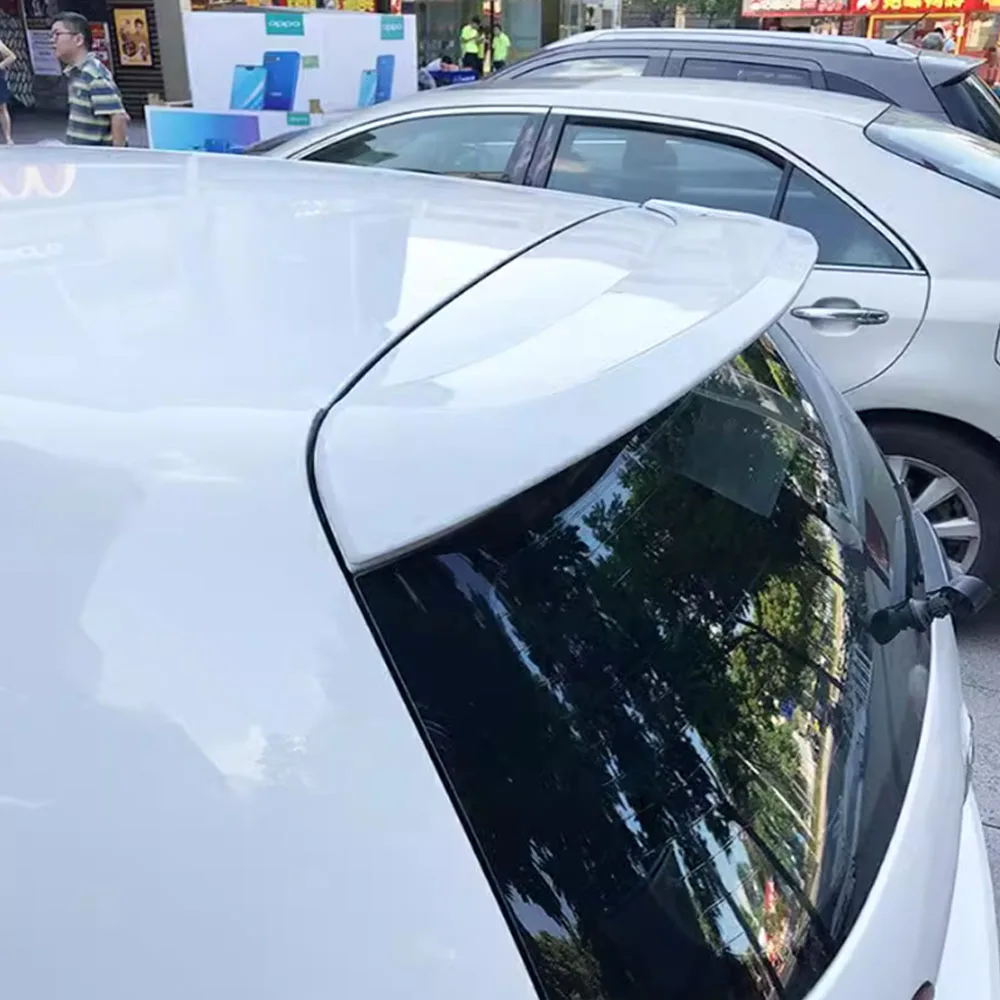 For Volkswagen Golf 6 ABT Style Rear Roof Trunk Wing Spoiler Lip MK6 Spoiler Carbon Black Unpainted Hot Selling