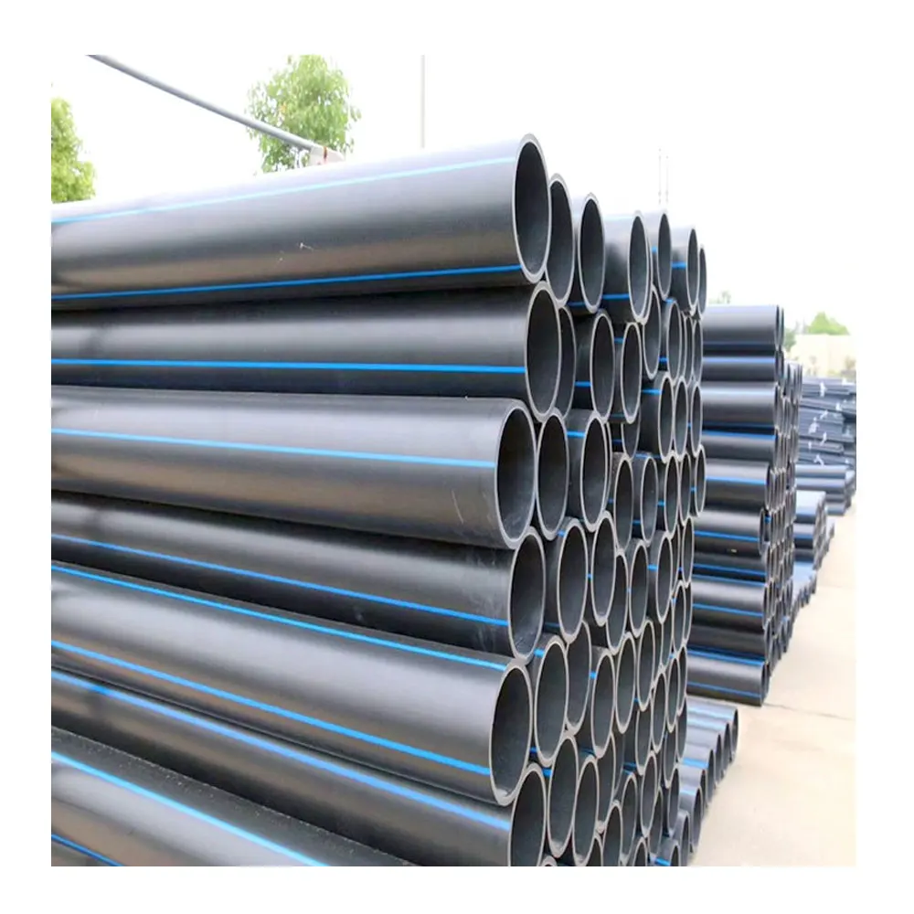 HDPE 25-1600mm Polyethylene Pipe for Water Supply Moulding Service Included