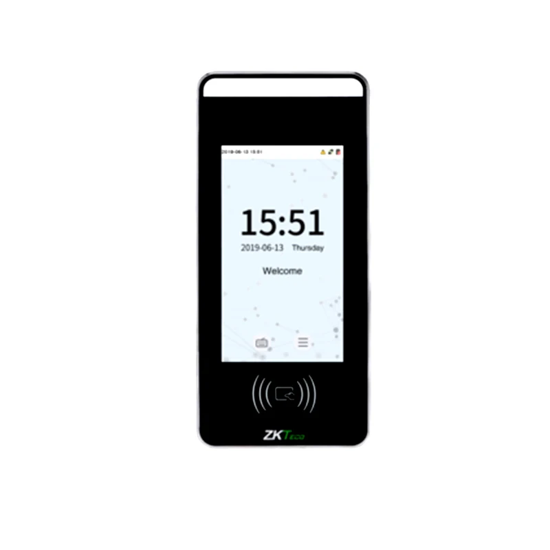 Zkteco office building facial recognition attendance access control machine facial recognition visual walkie talkie