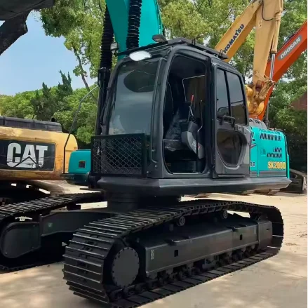 Дешевый лидер продаж экскаватор uesd в наличии хорошее качество Uesd Kobelco SK200 низкочасовой Экскаватор