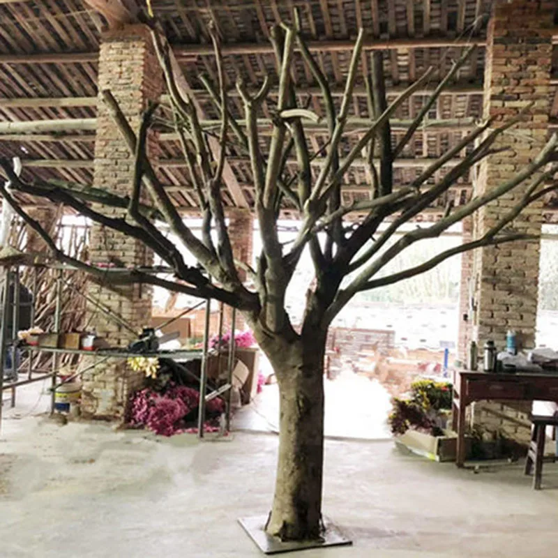 factory price high quality artificial white dry tree branch wedding decoration trees for sale