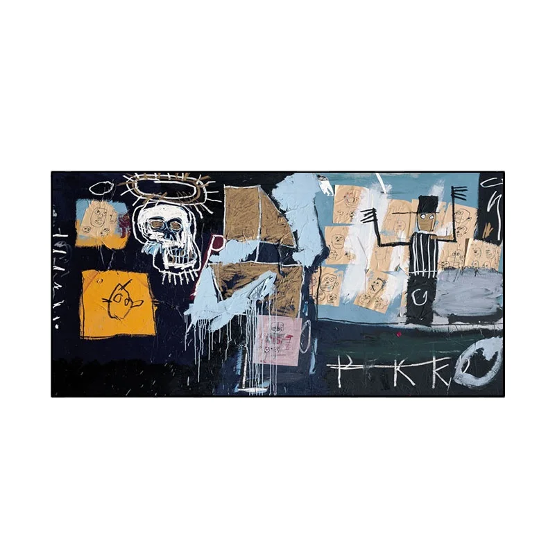 Современный абстрактный орнамент в стиле авангарда, абстрактная декоративная живопись, большой размер, висячая картина