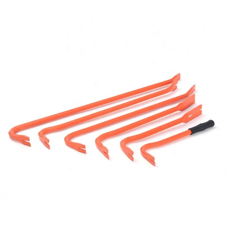 Heavy Duty Pry Bar With Flat Groove Body Nail Puller