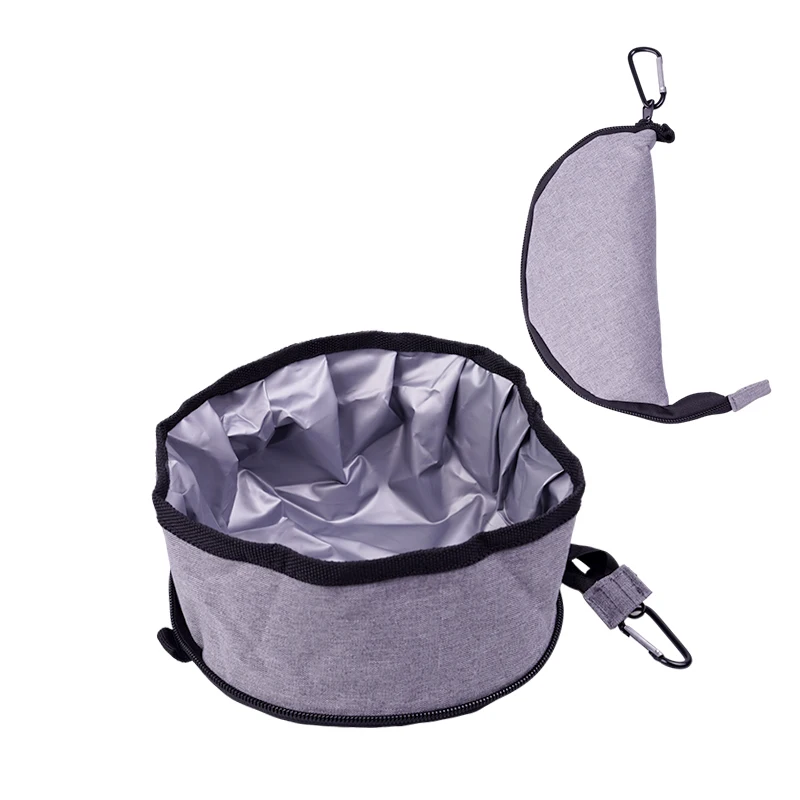 Manufacturer wholesale foldable carrier outdoor dog travel bowl
