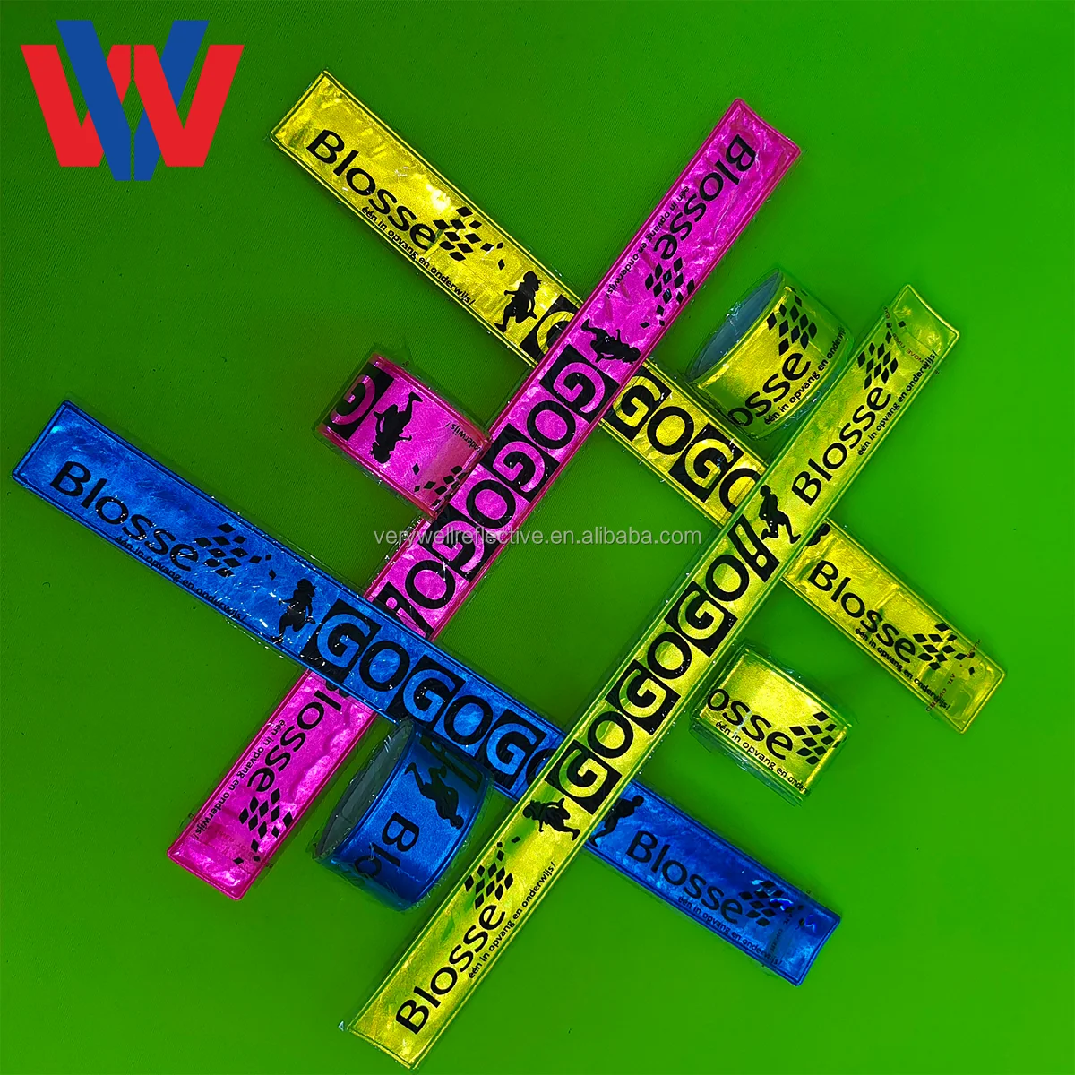 Слэп-линейка Светоотражающие оснастка браслет Светоотражающие СЛЭП браслеты