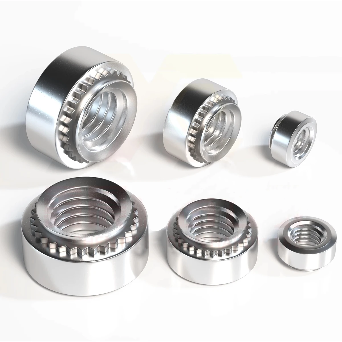 Stainless Steel 304 Self-Clinching Nut Locking Rivets CLS-M4 Press Insert Fasteners Nuts Fastener
