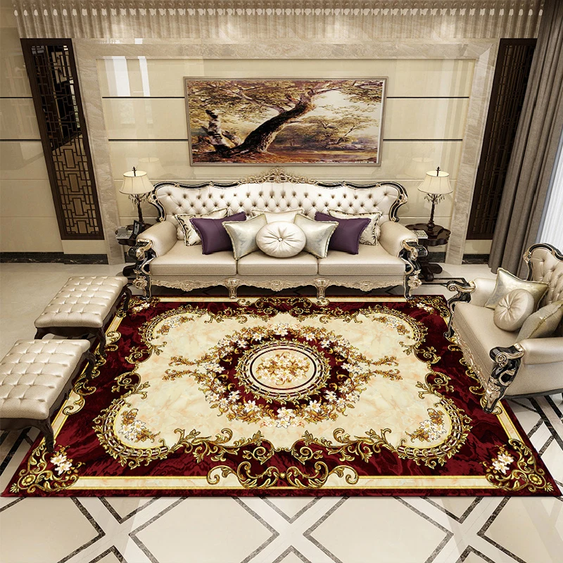 100% polyester crysle 3d print rug non-slip washable persian rugs area rugs for living room alfombra