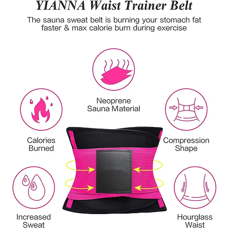 High Quality Women Waist Trainer Fitness Sauna Slimming Belt Shaping Girdles Shapewear Modeling Strap Body Shapers for Women