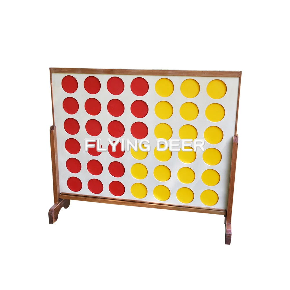 Outdoor garden lawn yard game connect 4 wooden giant connect four
