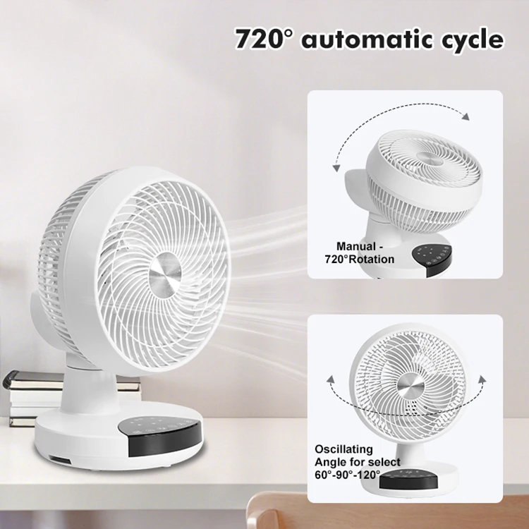 New Product Home Office Remote Control Desktop Fan With Timer 26W Copper Brushless DC Motor Table Fan