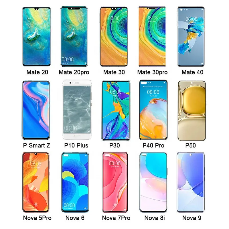 Для Huawei P10 P20 Lite P30 P40 Pro P50 ЖК-дисплей для Huawei Mate X 10 20 30 Pro 40 дисплей для Huawei Nova 5 5i 6 7 Pro 8 8i 9 экран