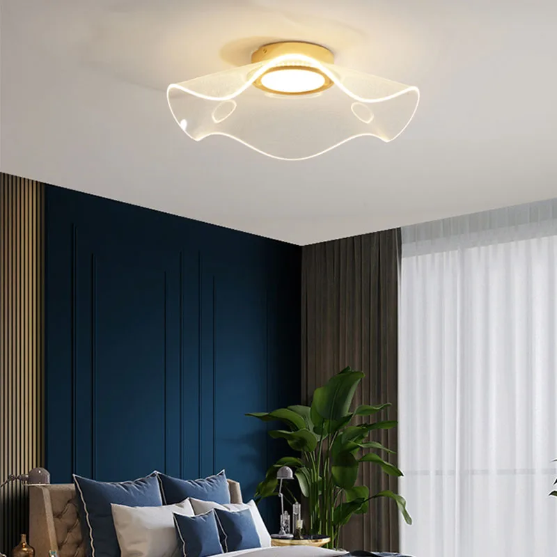 Hot Popular Nordic Hotel Hanging Cheap Price Decorative Bedroom Acrylic Bedroom Ceiling Mini Pendant Light