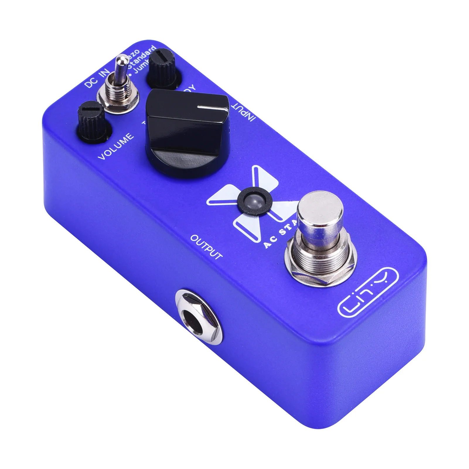 Acoustic AC Stage Acoustic Guitar Simulator Mini Pedal 3 Modes Piezo/Standard/Jumbo Sound for Electric Guitar Effect True Bypass