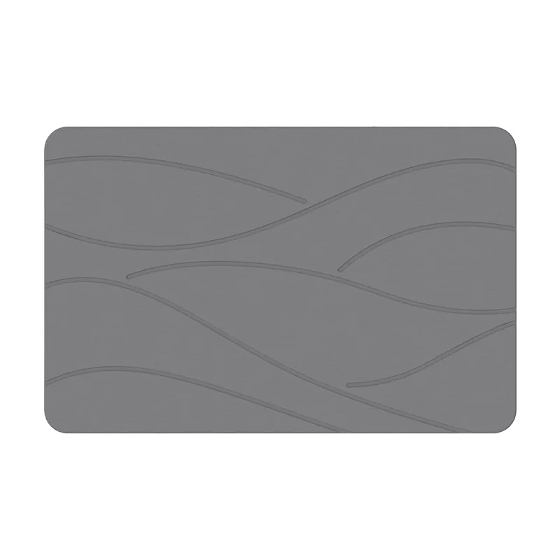 Diatom Mud Mat Stone Bath Mat Bathroom Floor Mats Fast Water Drying Absorbent Hard Shower Rug Print Pattern Modern