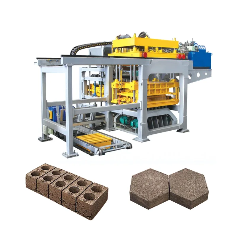 Manual Brick Machine Platform Mould Vibration Brick Making Machine Bricks Counting Packing Machine