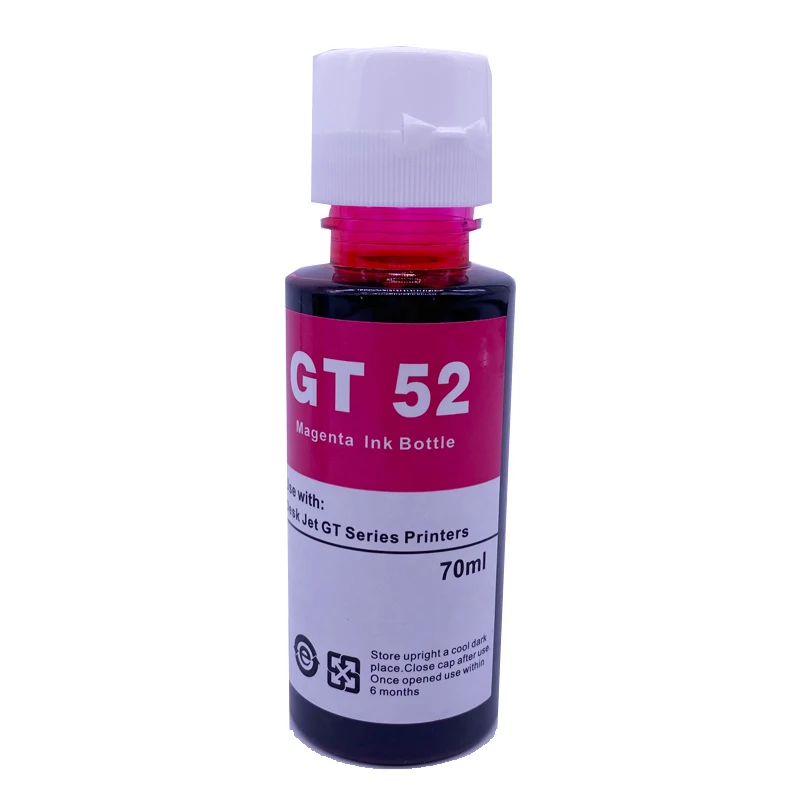 New 135ml GT53 70ml GT52 Refill Dye Ink Compatible For HP GT5810 GT5820 GT5822 GT 5810 5820 5822 Inkjet Printer Ink