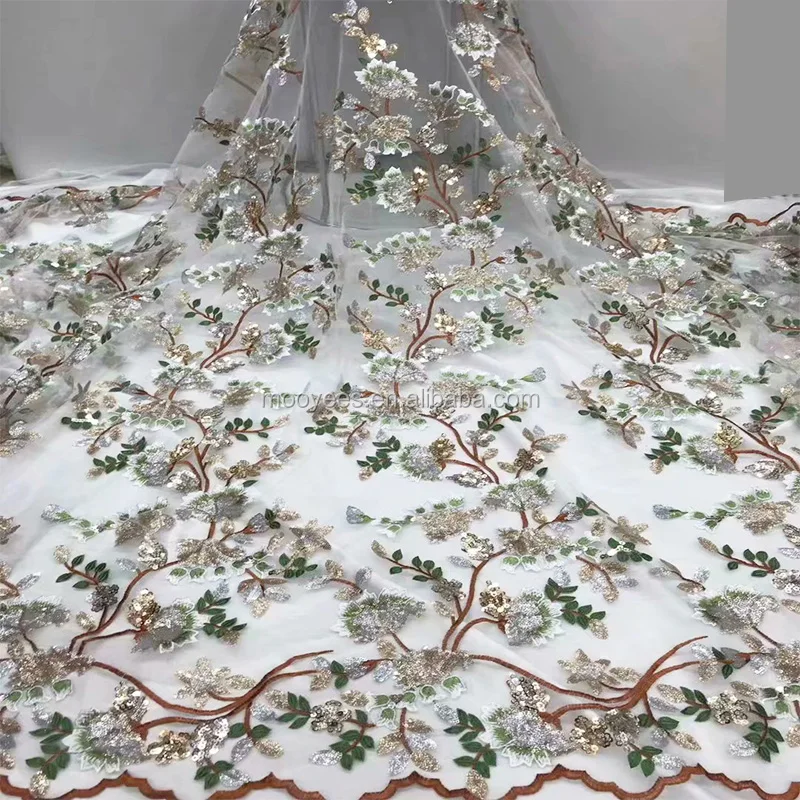 beautiful african cord lace fabric for nigerian french lace fabric for women  wedding