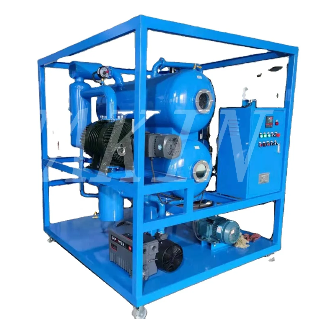ZYD-300 18000L/H  Double Stage Insulation Oil Purifier Mobile Trailer Transformer Waste Oil Filtration System