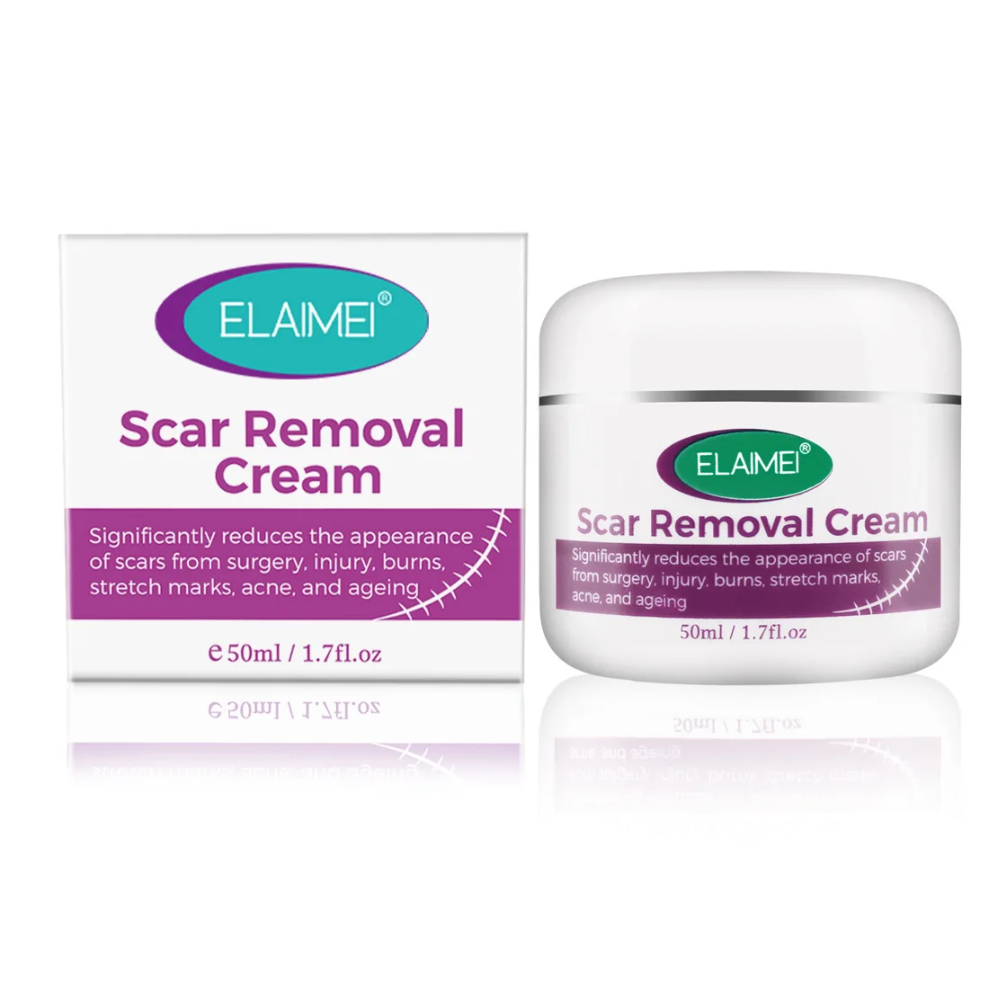 ELAIMEI Scar Removal Cream Effectively Prevents Scar Aproliferation After Surgery