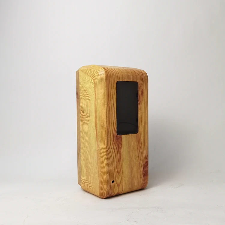 High Quality Kitchen Wooden Refillable Wall Mount Automatic Soap Dispense
