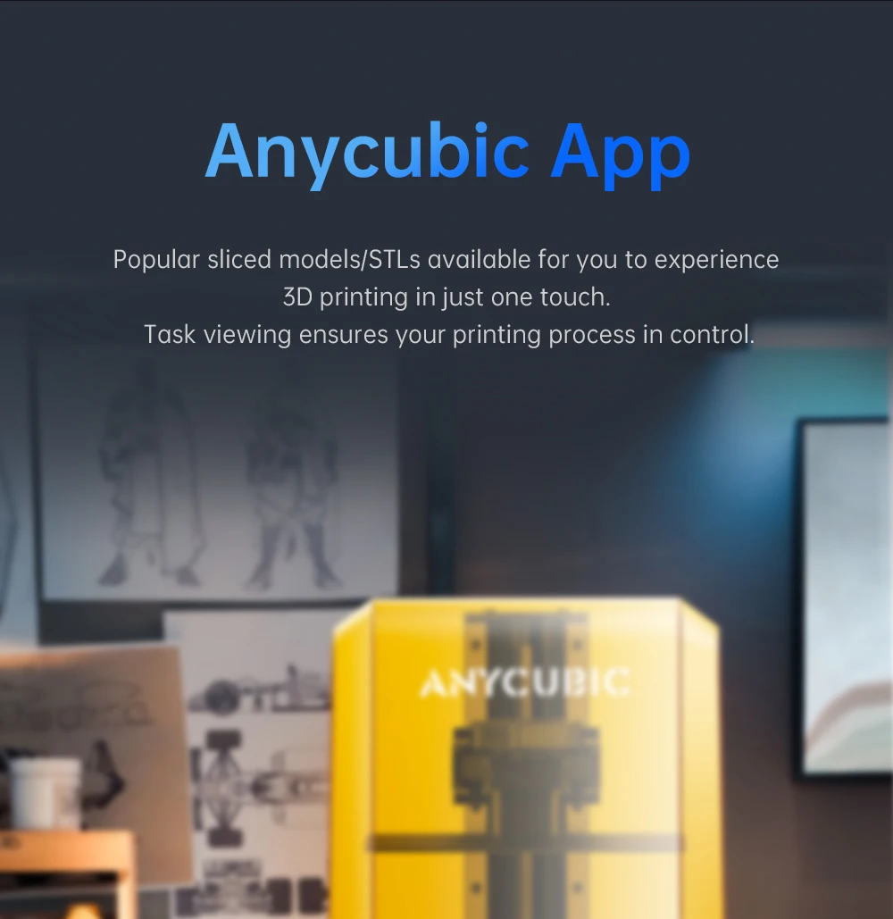 Anycubic Photon Mono M5s Printing Size 200*218*123mm Resin 3d Printer For Gold Jewelry