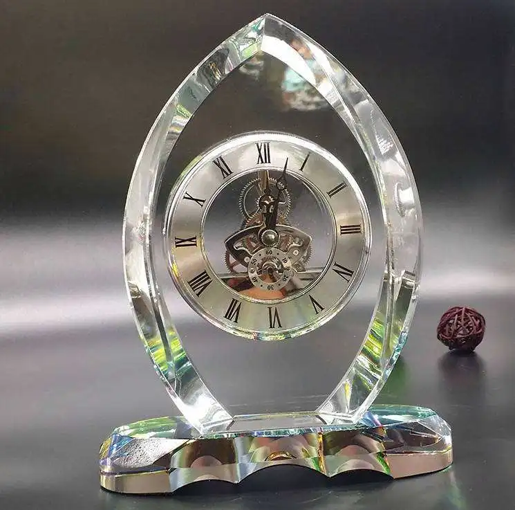 Dexi Hot Sale Wholesale Small Crystal Table Clock Electronic Clock For Lover And Girl Present clock
