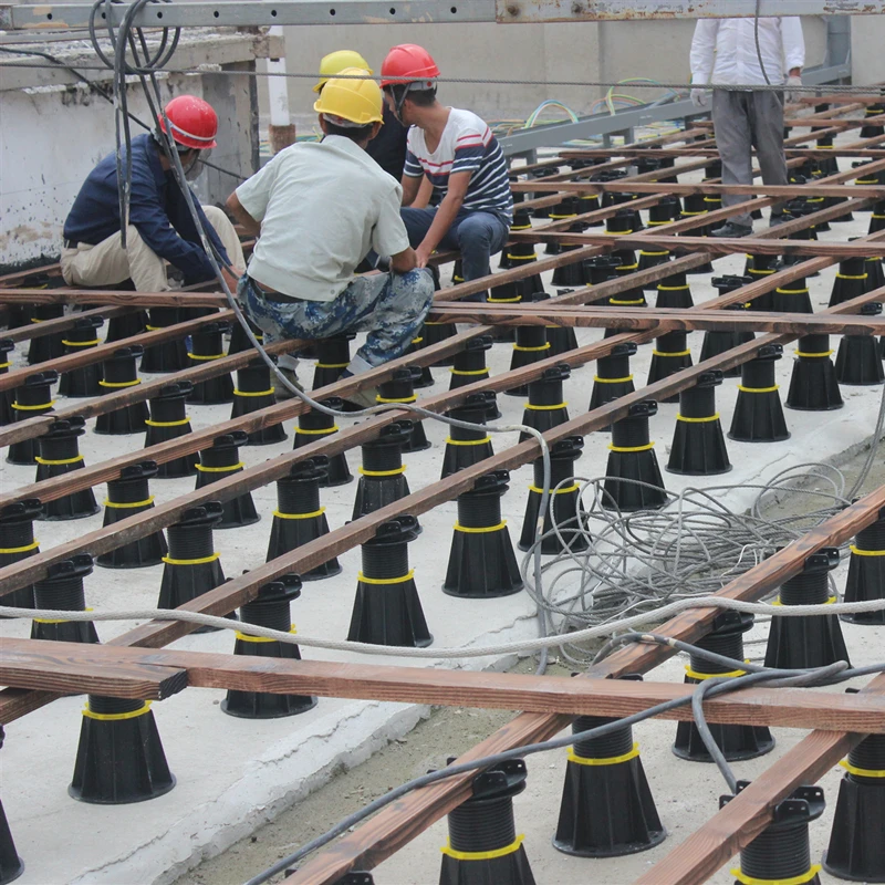 JNZ height adjustable plastic decking pedestal for joist credit deck