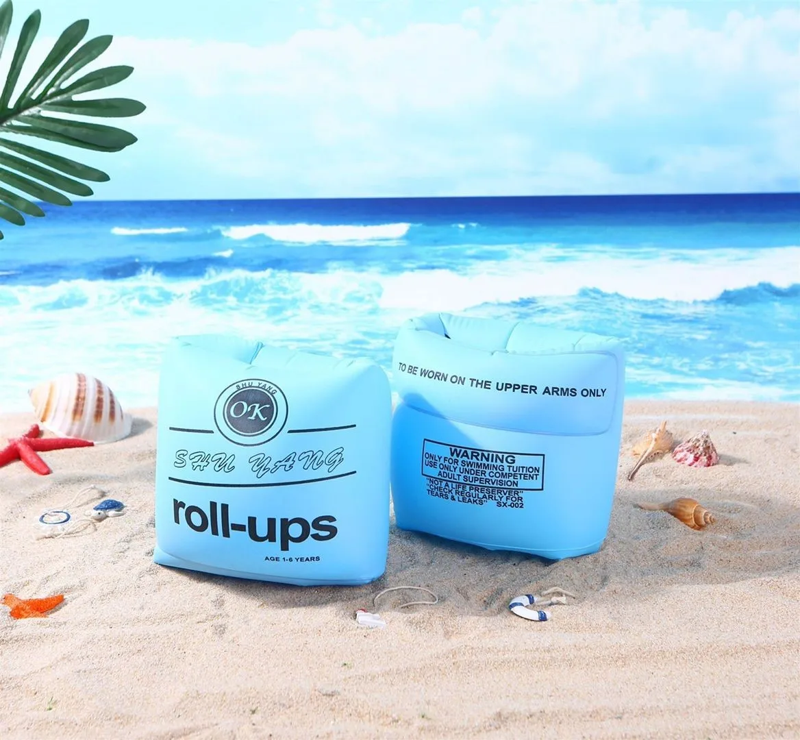 
Wholesale and custom PVC new swimming inflatable arm ring arm band floats for adult and children 