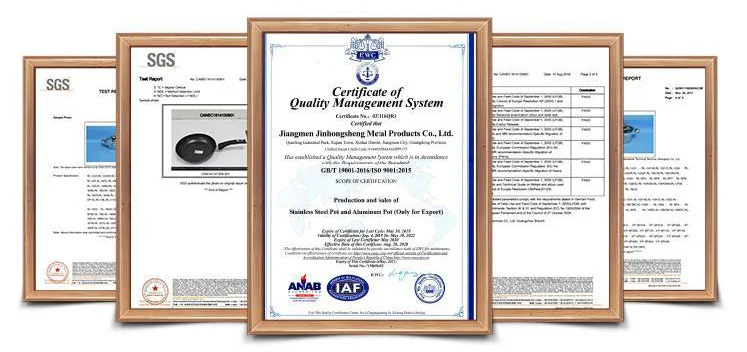 Swiss Inox 16-Piece Stainless Steel Cookware Set With Induction Compatible Fry Pots Pans Saucepan Casserole