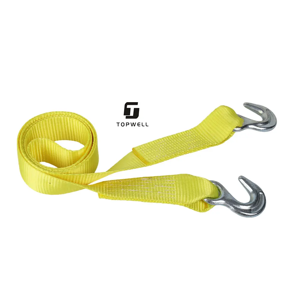 Heavy Duty Tow Strap, Strong Tow Strap for Towing Winch